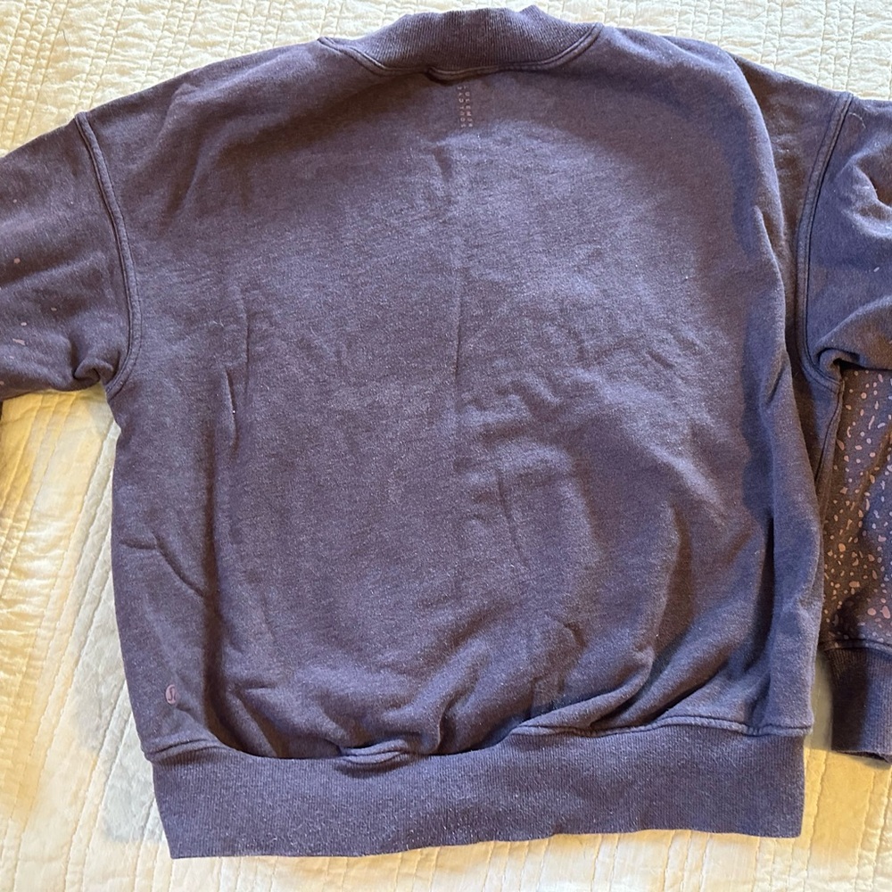 Lululemon To The Beat SoulCity Purple Crewneck Sweatshirt size 6 - Picture 9 of 13